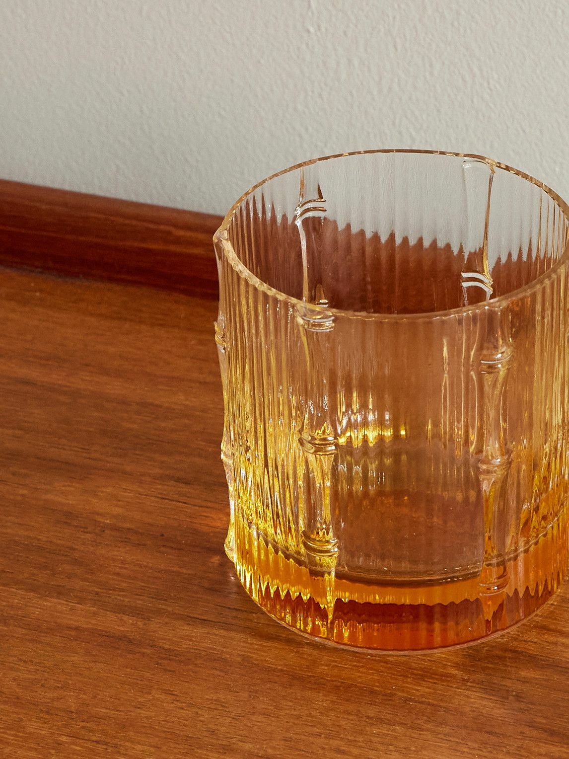 La DoubleJ - Bamboo Set of Two Crystal Glass Tumblers