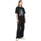 We11done Black Drawing Teddy T-shirt
