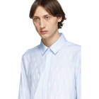 Neil Barrett Blue Lightning Bolt Shirt