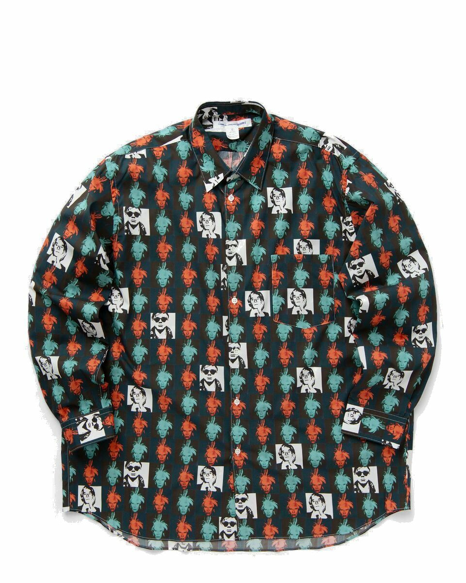 Photo: Comme Des Garçons Shirt Mens Shirt Woven Multi - Mens - Longsleeves