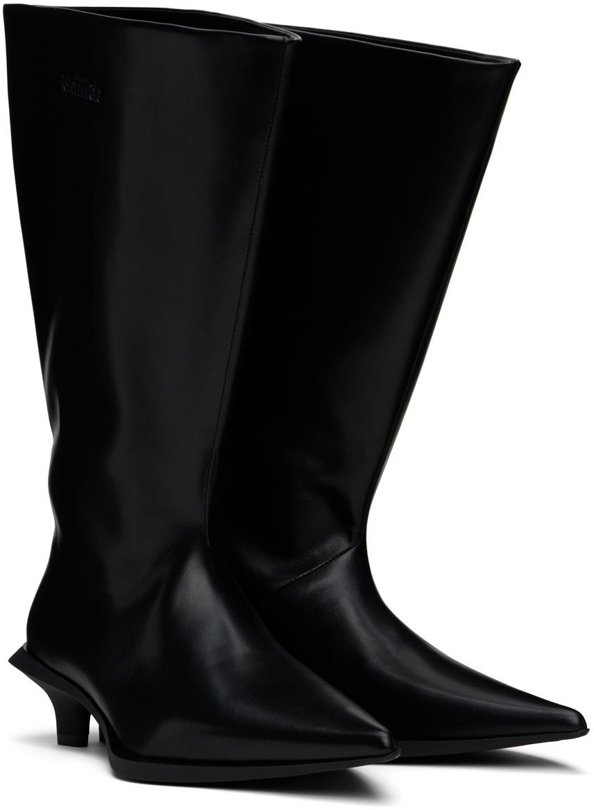 untitlab® Black Velo Chunk Boots