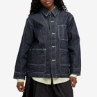 Snow Peak Women's Recycled Cotton Denim Jacket in Indigo