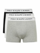 Polo Ralph Lauren - Three-Pack Stretch-Cotton Jersey Boxer Briefs - Gray