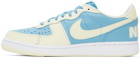 Nike Blue & Off-White Terminator Low Sneakers