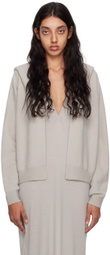 Frenckenberger Gray Mini Bomber Hoodie