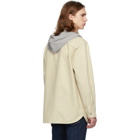 Levis Beige Hooded Jackson Overshirt Jacket