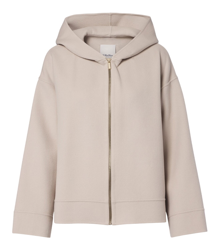 Photo: 'S Max Mara Hooded virgin wool jacket