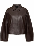 ST.AGNI Cocoon Leather Jacket