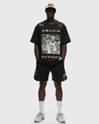 Mitchell & Ness Nba Postgame Fleece Shorts Vintage Logo Chicago Bulls Black - Mens - Sport & Team Shorts