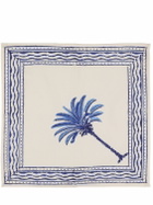 LES OTTOMANS Set Of 4 Handprinted Cotton Napkins