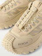 Moncler - Trailgrip GTX Leather-Trimmed Canvas Sneakers - Neutrals