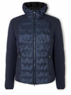 Bogner - Tilo-D Shell-Panelled Quilted Hooded Down Ski Jacket - Blue