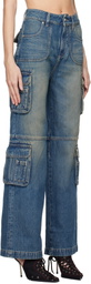 MISBHV Blue Cargo Jeans