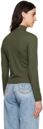Saturdays NYC Green Sachinko Slinky Turtleneck