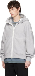 Canada Goose Gray 'White Label' Chilliwack Fleece Bomber Hoodie