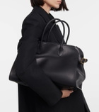 The Row Margaux 15 leather tote bag