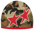 TwoJeys Reversible Icon Beanie in Camo/Red 