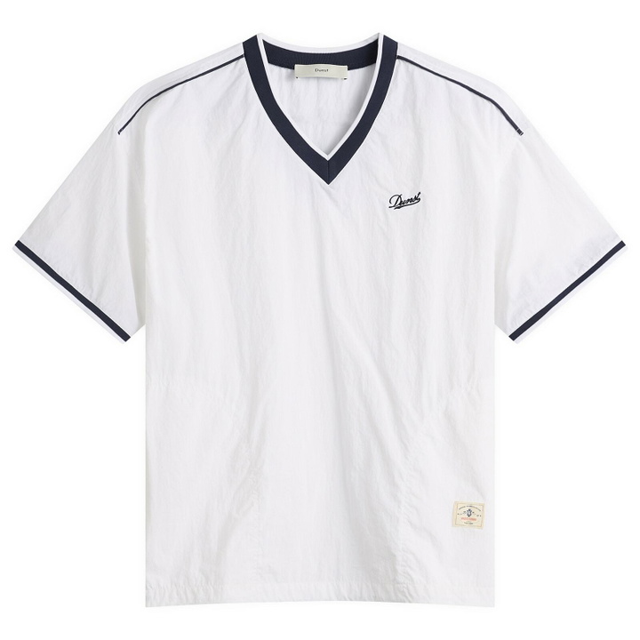 Photo: DUNST Women's Woven Top in White