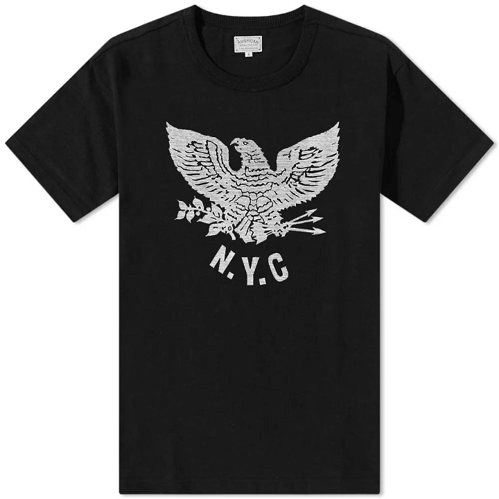 Photo: The Real McCoy's Men's The Real McCoys Joe McCoy N.Y.C. Athletic T-Shirt in Black