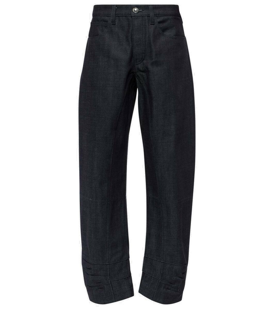 Photo: Jil Sander Tapered cropped mid-rise jeans