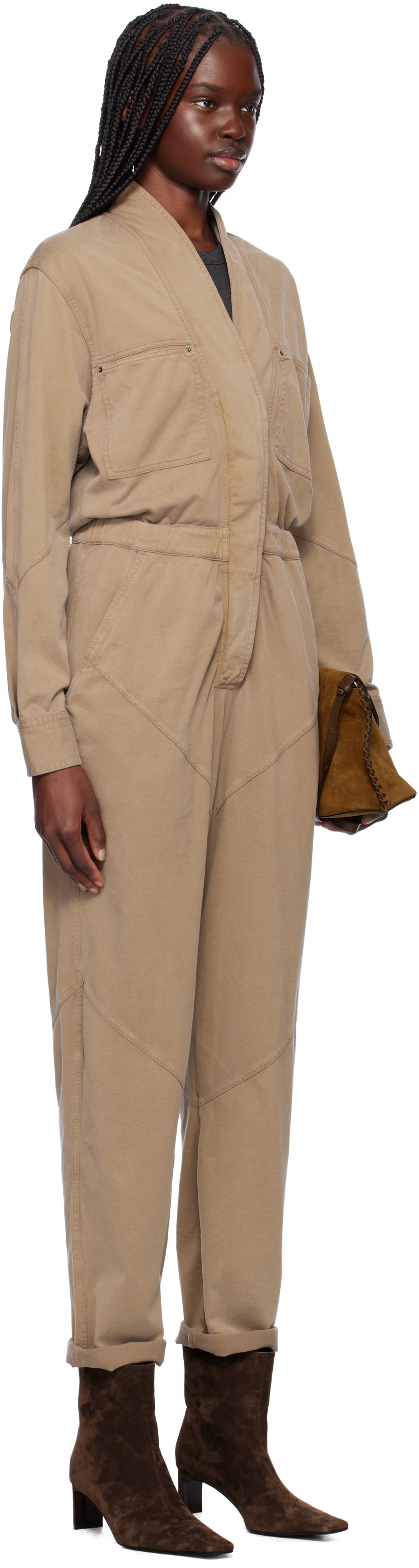 Isabel Marant Etoile Khaki Remady Jumpsuit