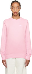 Nike Pink Sportswear Club Sweatshirt