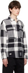 Izzue Black & White Check Shirt