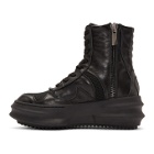 D.Gnak by Kang.D Black Curved High-Top Sneakers