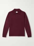 Aimé Leon Dore - Merino Wool Polo Sweater - Burgundy