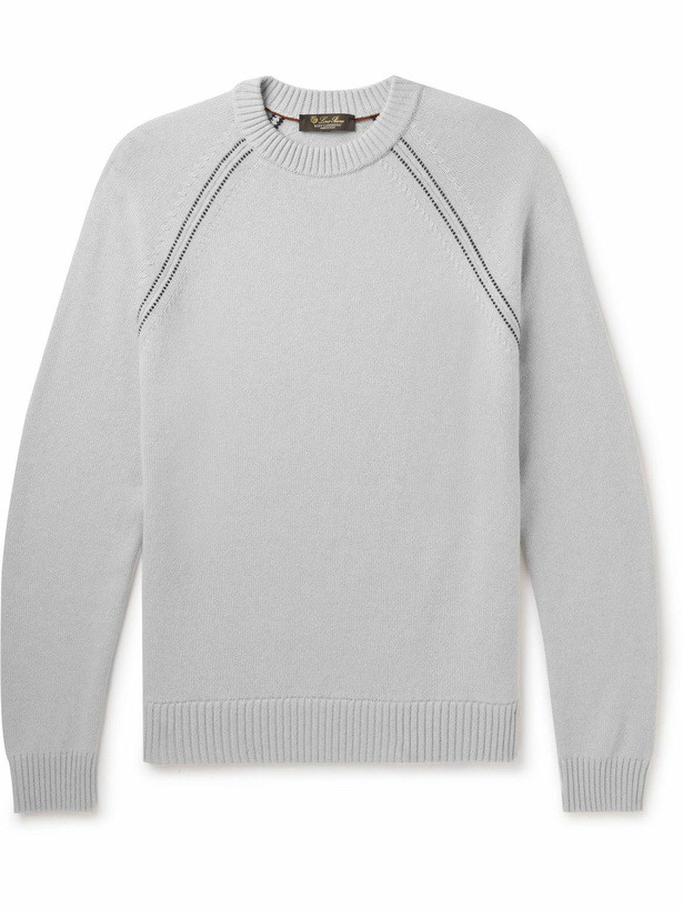 Photo: Loro Piana - Baby Cashmere Sweater - Gray