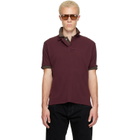 Raimundo Langlois Burgundy Layered Polo