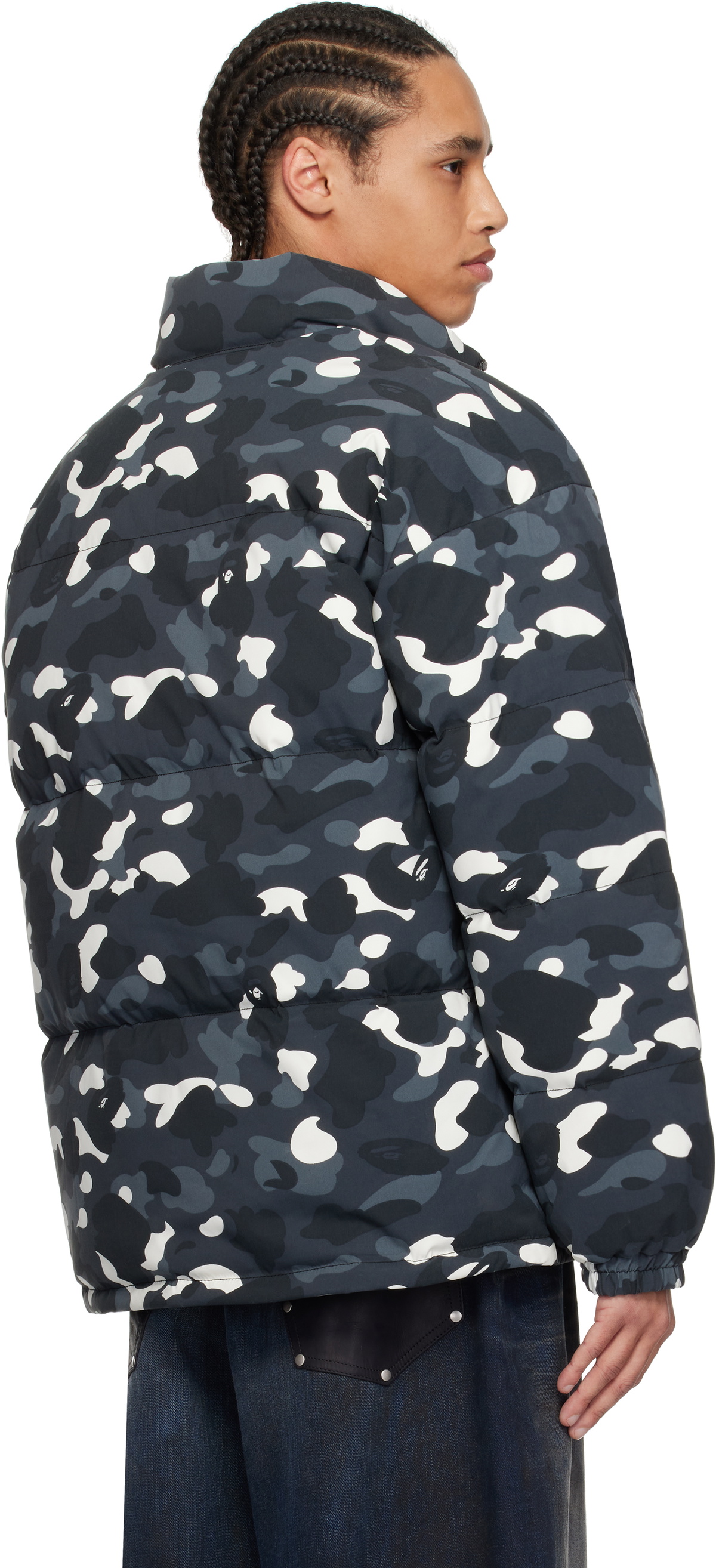 BAPE Black City Camo Reversible Down Jacket A Bathing Ape