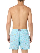 MC2 Saint Barth Comfort Light Classic Stretch Swim Shorts With Crabs Print