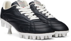 Maison MIHARA YASUHIRO Black Spike Sole Sneaker Heels