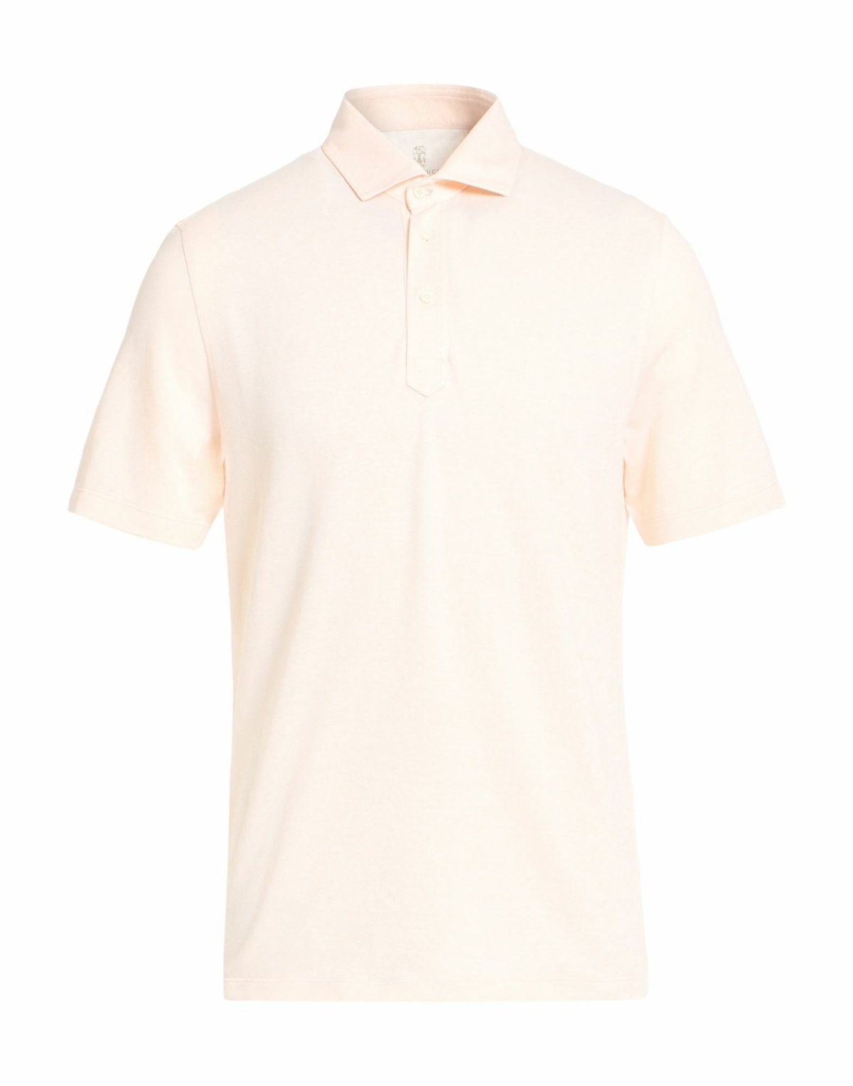 Brunello Cucinelli Mens Polo shirt in Apricot