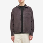 Aries Men's Corduroy Uniform Shirt in Slate