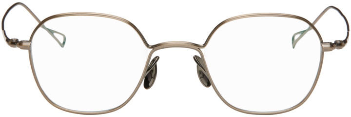 Photo: YUICHI TOYAMA. Gold Albers Glasses