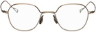 YUICHI TOYAMA. Gold Albers Glasses