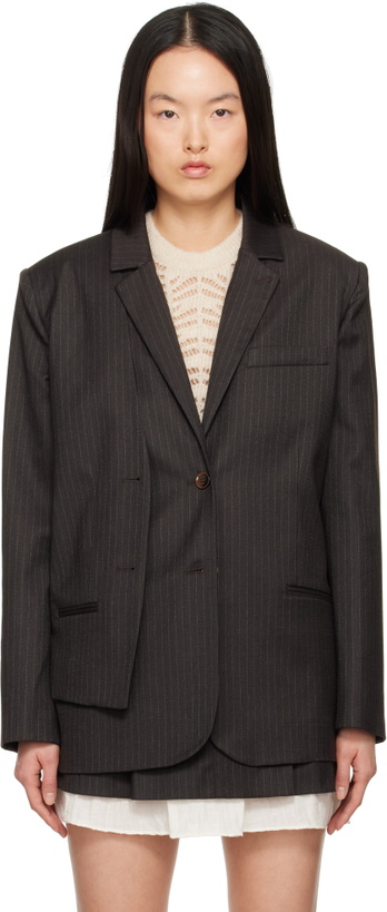 Photo: The Garment Brown Denver Vest Blazer
