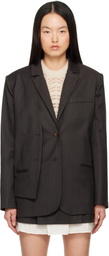 The Garment Brown Denver Vest Blazer