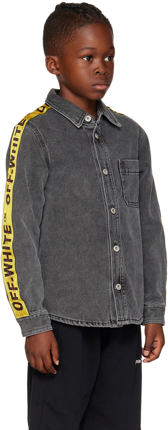 Off white hotsell denim shirt mens