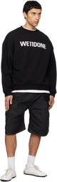 We11done Black 'WE11DONE' Sweatshirt