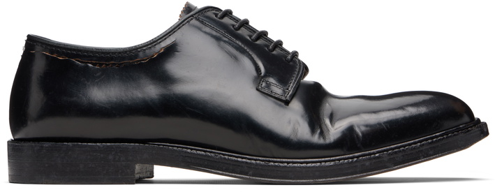 Photo: Maison Margiela Black Loved To Death Lace Up Derbys