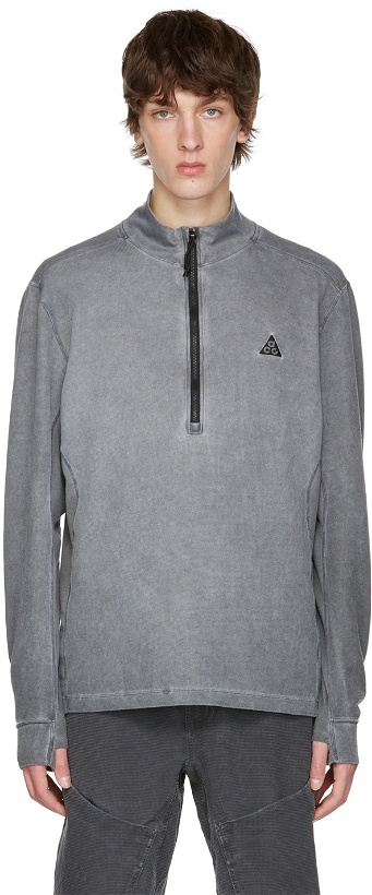 Photo: Nike Black ACG Dri-FIT ADV Steeple Rock Sweatshirt