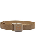 Men's AAPE Web Belt in Beige