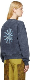 Andersson Bell Gray Heart Overdyed Sweatshirt