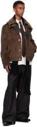 NULLUS Brown Multi-Form Aero Collar Jacket