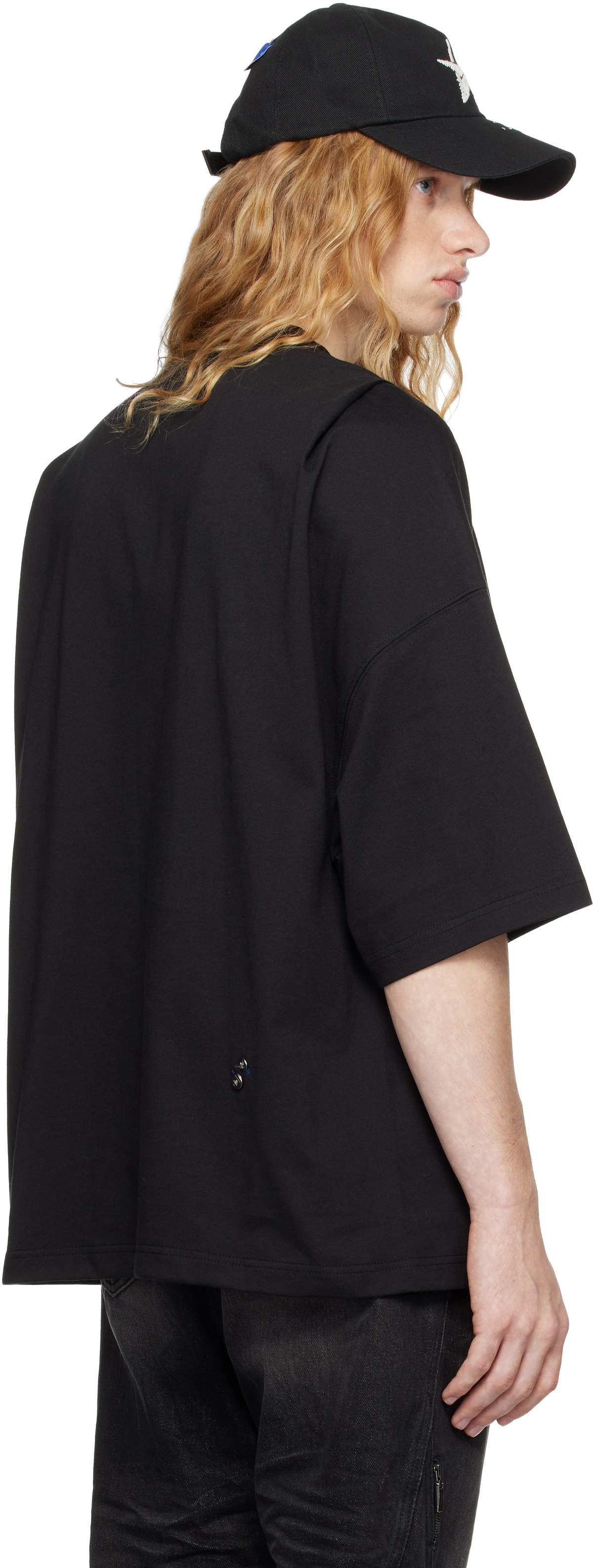 【ADER ERROR】 Tetright Product. 46 Ader Error Off-white Tetraight Product. 46 T-shirt In Off