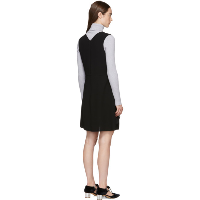 See by chloé discount checked crepe pinafore dress