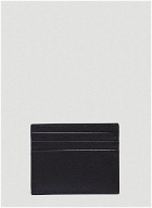 Prada Saffiano Triangle Logo Cardholder male Black